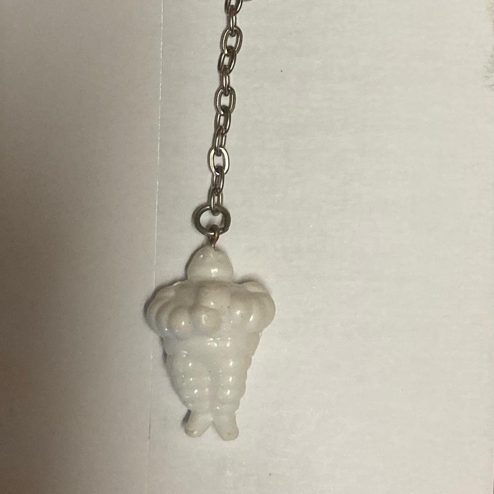Vintage 70s Michelin Man Pendant Keychain